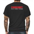 Cybersecurity The Few The Proud The Paranoid Mens Back Print T-shirt