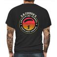 D B Cooper Robber Thief Parachute Skydiving School Portland Oregon Retro Mens Back Print T-shirt