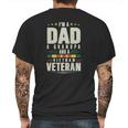 Im A Dad A Grandpa And A Vietnam Veteran Mens Back Print T-shirt