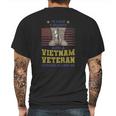 Im A Dad A Grandpa And A Vietnam Veteran Nothing Scares Me Mens Back Print T-shirt