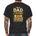 Dad Grandpa Vietnam Veteran Vintage Graphic Design Printed Casual Daily Basic Mens Back Print T-shirt