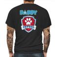 Daddy Patrol - Funny Gift Birthday Party Mens Back Print T-shirt