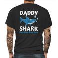 Daddy Shark Doo Doo Matching Family Shark Set Mens Back Print T-shirt