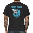 Daddy Shark Funny Gym Mens Back Print T-shirt