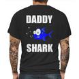 Daddy Shark Gift From Family Mens Back Print T-shirt