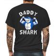 Daddy Shark Gym Lover Dad Birthday Gifts Mens Back Print T-shirt