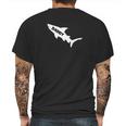 Daddy Shark Shirt Shark Family Costume Fathers Day Gifts Mens Back Print T-shirt