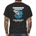 Daddy Shark Strength Mens Back Print T-shirt