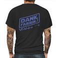 Dank Farrik Blue Mens Back Print T-shirt