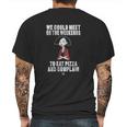 Daria Jane Lane Eat Pizza And Complain Portrait Mens Back Print T-shirt