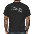 I Am A Daughter Of The King Mens Back Print T-shirt