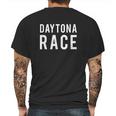 Daytona Car Race Mens Back Print T-shirt