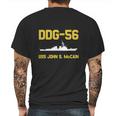 Ddg 56 Uss John S Mccain Shirt Mens Back Print T-shirt