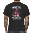 Deadpool I Am Currently Unsupervised I Know It Freaks Me Out Too Shirt Mens Back Print T-shirt