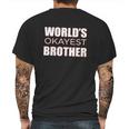 Decrum Worlds Okayest Mens Back Print T-shirt