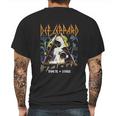 Def Leppard 1980S Heavy Hair Metal Band Rock Roll Hysteria Mens Back Print T-shirt