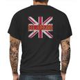 Def Leppard Union Jack Mens Back Print T-shirt