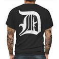 Defend Detroit Gun Ak47 Mens Back Print T-shirt