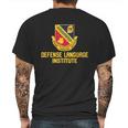 Defense Language Institute Mens Back Print T-shirt