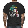 Del Boca Vista Florida Tropical Mens Back Print T-shirt