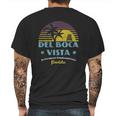 Del Boca Vista Florida Vintage Mens Back Print T-shirt