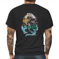 Demon Slayer Cartoon Mens Back Print T-shirt