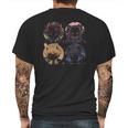 Demon Slayer Characters Mens Back Print T-shirt