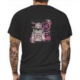 Demon Slayer Graphic In Pink Mens Back Print T-shirt