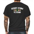 Desert Storm Veteran Pride Persian Gulf War Service Ribbon Graphic Design Printed Casual Daily Basic Mens Back Print T-shirt