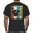 I Destroy Silence Drums Drummer Band Music Fan Mens Back Print T-shirt