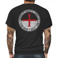 Deus Vult - Templar Mens Back Print T-shirt