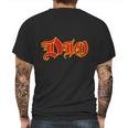 Dio Band Logo Red Mens Back Print T-shirt