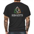 Distressed Irish Roots Celtic Knot Mens Back Print T-shirt