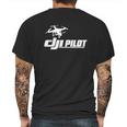 Dji Drone Phantom Pilot Funny Mens Back Print T-shirt