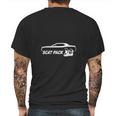 Dodge Challenger Scat Pack Classic Outline Design Mens Back Print T-shirt