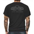 Dodge Challenger V2 Mens Back Print T-shirt