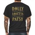 Dolly Loretta Patsy Female Singers Country Mens Back Print T-shirt