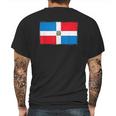 Dominican Republic Flag Carribbean Republica Dominicana Gift Mens Back Print T-shirt