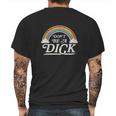 Dont Be A Dick Retro Mens Back Print T-shirt