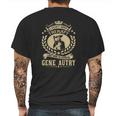 I Dont Need Therapy I Just Need To Listen To Gene Autry Tshirt Mens Back Print T-shirt