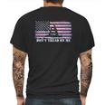 Dont Tread On Me Flag Mens Back Print T-shirt