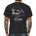 Dr John And Snoopy Mashup Schroeder Playing Piano Signature T-Shirt Mens Back Print T-shirt