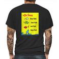 Dr Seuss One Fish Two Fish Book Cover Mens Back Print T-shirt