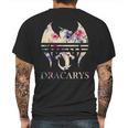 Dracarys Dragonfire Mens Back Print T-shirt