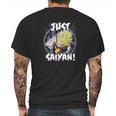 Dragon Ball Z Just Saiyan Mens Back Print T-shirt