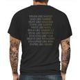 Dream Like Martin Lead Like Harriet Black History Pride Mens Back Print T-shirt