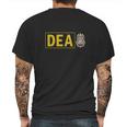 Drug Enforcement Administration Shirt Dea Agent Tee Mens Back Print T-shirt