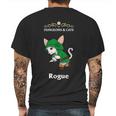 Dungeons And Cat Rogue Roleplaying Fantasy Gamers Mens Back Print T-shirt