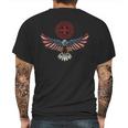 Eagle And Symbol Of Knights Templar Mens Back Print T-shirt