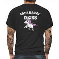 Eat A Giant Bag Of Dicks Unicorn Mens Back Print T-shirt